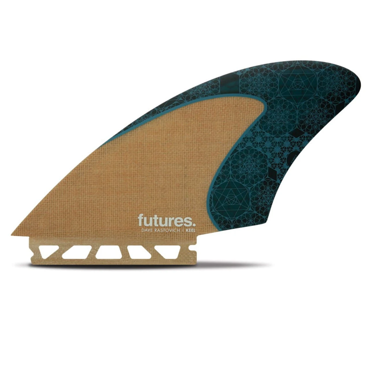 FUTURES Rasta Keel Honeycomb Jute Twin Fin Set 1 FUTURES Rasta Keel Honeycomb Jute Twin Fin Set