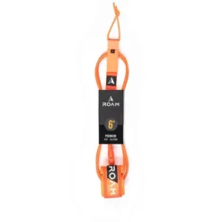 ROAM 6'0" Surfboard Leash Premium 7mm Orange