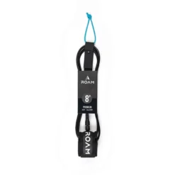 ROAM 8'0" Surfboard Leash Premium 7mm Schwarz