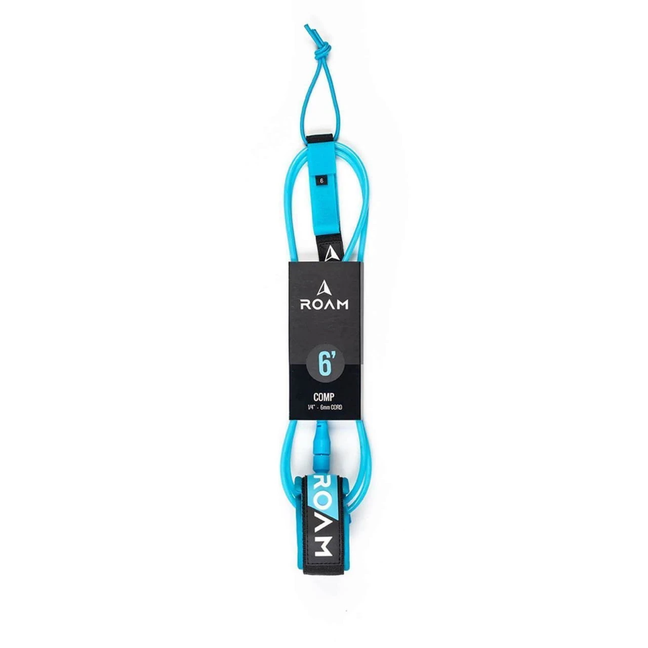 ROAM 6'0" Surfboard Leash Comp 6mm Blau 1 ROAM 6'0" Surfboard Leash Comp 6mm Blau