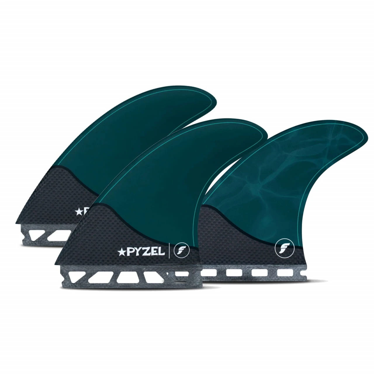 FUTURES Thruster Fin Set PYZEL M Honeycomb 1 FUTURES Thruster Fin Set PYZEL M Honeycomb
