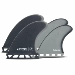 FUTURES Pyzel Padillac Quad Finnen Set Gr. M